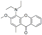 CAS 登录号:17854-58-9, 4-(二乙基氨基甲基)-3-甲氧基氧杂蒽-9-酮