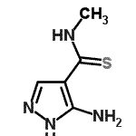CAS 登录号：178556-83-7， 3-氨基-N-甲基-1H-吡唑-4-硫代亚氨基甲酸