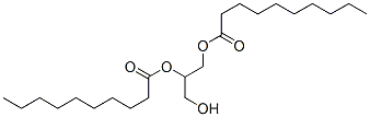 CAS 登录号：17863-69-3， (1-癸酰氧基-3-羟基丙-2-基)癸酸酯