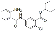 CAS 登录号：178870-07-0， 戊烷-3-基5-[(2-氨基苯甲酰)氨基]-2-氯苯甲酸酯