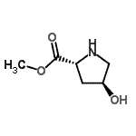 CAS 登录号：178962-09-9， 甲基(4S)-4-羟基-D-脯氨酸酯
