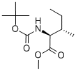 CAS 登录号：17901-01-8， N-[(1,1-二甲基乙氧基)羰基]-L-异亮氨酸甲酯