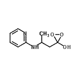 CAS 登录号：17922-63-3， 3-[2-(2-吡啶基氨基)丙基]-3-二环氧乙烷醇