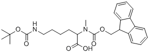 CAS 登录号：1793105-27-7， Fmoc-N-Me-D-Lys(Boc)-OH