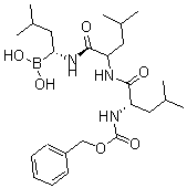 CAS 登录号：179324-22-2， N-[(苯基甲氧基)羰基]-L-亮氨酰-N-[(1R)-1-硼酸基-3-甲基丁基]-L-亮氨酰胺
