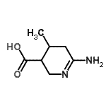 CAS 登录号：179684-38-9， 6-氨基-4-甲基-2,3,4,5-四氢-3-吡啶羧酸