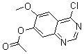 CAS 登录号：179688-03-0， 4-氯-6-甲氧基-7-喹唑啉醇 7-乙酸酯