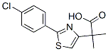 CAS#: 17969-68-5, 2-[2-(4-Chlorophenyl)Thiazol-4-Yl]-2-Methylpropionic Acid