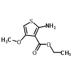 CAS 登录号：179762-27-7， 乙基2-氨基-4-甲氧基-3-噻吩羧酸酯