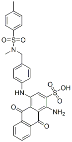 CAS#: 18013-23-5, 1-Amino-9,10-Dihydro-4-[[4-[[Methyl[(4-Methylphenyl)Sulphonyl]Amino]Methyl]Phenyl]Amino]-9,10-Dioxoanthracene-2-Sulphonic Acid