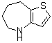 CAS 登录号：180340-57-2， 5,6,7,8-四氢-4H-噻吩并[3,2-b]氮杂卓