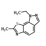 CAS#: 18035-11-5, 1-Ethyl-7-Methyl-1H-[1,3]Thiazolo[4,5-g]Indazole