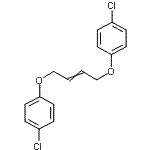 CAS 登录号：18059-53-5， 1,1'-[2-丁烯-1,4-二基二(氧基)]二(4-氯苯)
