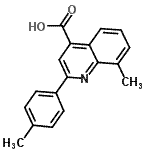 CAS 登录号：18060-44-1， 8-甲基-2-(4-甲基苯基)-4-喹啉羧酸