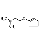 CAS 登录号：180605-23-6， 2-(1-环戊烯-1-基氧基)-N,N-二甲基乙胺