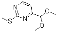 CAS 登录号：180869-36-7， 4-(二甲氧基甲基)-2-(甲硫基)-嘧啶