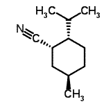 CAS 登录号：180978-26-1， (1S,2S,5R)-2-异丙基-5-甲基环己烷甲腈