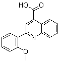 CAS 登录号：181048-49-7， 2-(2-甲氧基苯基)-4-喹啉羧酸