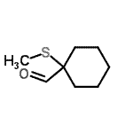 CAS 登录号：181060-03-7， 1-(甲硫基)环己烷甲醛