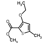 CAS 登录号：181063-62-7， 甲基3-乙氧基-5-甲基-2-噻吩羧酸酯