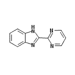 CAS 登录号：18107-02-3， 2-(2-嘧啶基)-1H-苯并咪唑