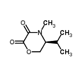CAS 登录号：181205-63-0， (5S)-5-异丙基-4-甲基-2,3-吗啉二酮