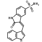 CAS#: 181223-16-5, (3Z)-3-(1H-Indol-3-Ylmethylene)-2-Oxo-5-Indolinesulfonamide