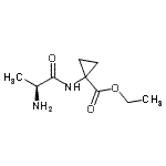 CAS 登录号：181467-71-0， 乙基1-(L-丙氨酰氨基)环丙烷羧酸酯