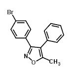 CAS 登录号：181697-19-8， 3-(4-溴苯基)-5-甲基-4-苯基-1,2-恶唑