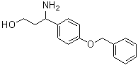 CAS 登录号：182057-85-8， 3-氨基-3-[4-(苄氧基)苯基]-1-丙醇