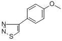 CAS 登录号：18212-22-1， 4-(4-甲氧基苯基)-1,2,3-噻二唑