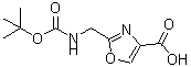 CAS#: 182120-90-7, 2-[({[(2-Methyl-2-Propanyl)Oxy]Carbonyl}Amino)Methyl]-1,3-Oxazole-4-Carboxylic Acid