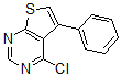 CAS 登录号：182198-35-2， 4-氯-5-苯基-噻吩并[2,3-d]嘧啶
