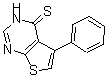 CAS 登录号：182198-89-6， 5-苯基-噻吩并[2,3-d]嘧啶-4(3H)-硫酮