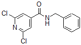 CAS 登录号：182224-71-1， 2,6-二氯-N-(苯基甲基)-4-吡啶甲酰胺