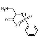 CAS 登录号：182301-14-0， 3-氨基-N-(苯磺酰基)丙氨酸