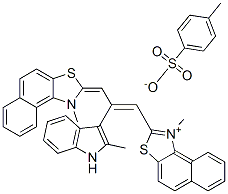 CAS#: 18244-79-6, 1-Methyl-2-[2-(2-Methylindol-3-Yl)-3-(1-Methylnaphtho[1,2-d]Thiazolin-2-Ylidene)Propenyl]Naphtho[1,2-d]Thiazolium p-Toluenesulphonate