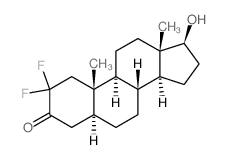 CAS 登录号：1827-64-1， (5S,8S,9S,10S,13S,14S,17S)-2,2-二氟-17-羟基-10,13-二甲基-4,5,6,7,8,9,11,12,14,15,16,17-十二氢-1H-环戊并[a]菲-3-酮