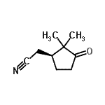 CAS 登录号：182863-77-0， [(1S)-2,2-二甲基-3-氧代环戊基]乙腈