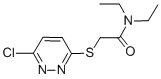 CAS 登录号：1830-32-6， 2-[(6-氯-3-哒嗪基)硫代]-N,N-二乙基-乙酰胺