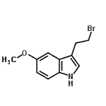 CAS 登录号：18334-96-8， 3-(2-溴乙基)-5-甲氧基-1H-吲哚