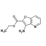 CAS 登录号：183428-96-8， 乙基3-氨基呋喃并[3,2-b]吡啶-2-羧酸酯