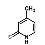 CAS#: 18368-65-5, 4-Methyl-2-Pyridinethiol