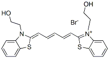 CAS 登录号：18371-33-0， 3-(2-羟基乙基)-2-[5-[3-(2-羟基乙基)-3H-苯并噻唑-2-亚基]戊-1,3-二烯基]苯并噻唑鎓溴化物