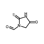 CAS 登录号：183963-94-2， 4-氧代-2-硫代-1-咪唑烷甲醛
