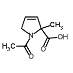 CAS 登录号：183998-33-6， 1-乙酰基-2-甲基-2,5-二氢-1H-吡咯-2-羧酸