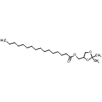 CAS 登录号：18418-21-8， (2,2-二甲基-1,3-二氧戊环-4-基)甲基棕榈酸酯