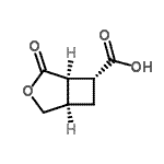 CAS 登录号：184229-02-5， (1R,5R,6R)-4-氧代-3-氧杂双环[3.2.0]庚烷-6-羧酸