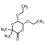 CAS#: 184761-16-8, (5S,6R)-5,6-Diethoxy-3,3-Dimethyl-1,4-Dioxan-2-One