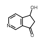 CAS 登录号：184827-12-1， 5-羟基-5,6-二氢-7H-环戊二烯并[c]吡啶-7-酮